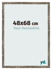 Photo Frame 48x68cm Blue Gold Melange MDF Bologna Front Size | Yourdecoration.co.uk
