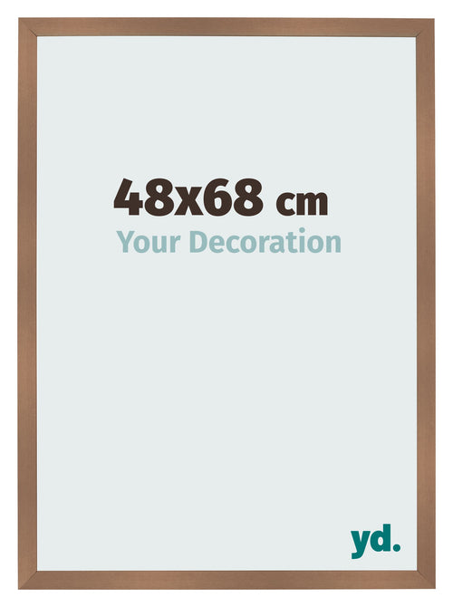 Photo Frame 48x68cm Copper Design MDF Bologna Front Size | Yourdecoration.co.uk