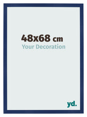 Photo Frame 48x68cm Dark Blue Swept MDF Bologna Front Size | Yourdecoration.co.uk