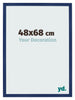 Photo Frame 48x68cm Dark Blue Swept MDF Bologna Front Size | Yourdecoration.co.uk