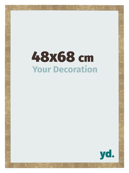 Photo Frame 48x68cm Gold Antique MDF Bologna Front Size | Yourdecoration.co.uk