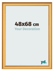 Photo Frame 48x68cm Gold Matte MDF Lazio Front Size | Yourdecoration.co.uk
