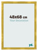 Photo Frame 48x68cm Gold Vintage MDF Pisa Front Size | Yourdecoration.co.uk