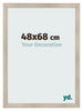 Photo Frame 48x68cm Oak Rustic MDF Pisa Front Size | Yourdecoration.co.uk