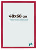 Photo Frame 48x68cm Red MDF Bologna Front Size | Yourdecoration.co.uk