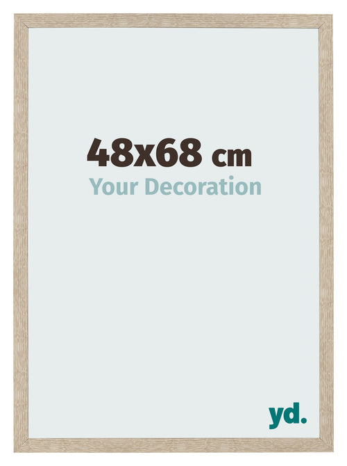 Photo Frame 48x68cm Sonoma Oak MDF Bologna Front Size | Yourdecoration.co.uk