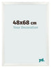 Photo Frame 48x68cm White Vintage MDF Pisa Front Size | Yourdecoration.co.uk