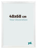 Photo Frame 48x68cm White Vintage MDF Pisa Front Size | Yourdecoration.co.uk