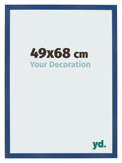 Photo Frame 49x68 cm Dark Blue MDF Bologna Front Size | Yourdecoration.co.uk