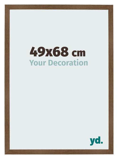 Photo Frame 49x68 cm Oak Rustic MDF Bologna Front Size | Yourdecoration.co.uk