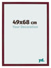 Photo Frame 49x68 cm Wine Red Swept MDF Bologna Front Size | Yourdecoration.co.uk