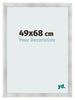 Photo Frame 49x68cm Aluminum Brushed MDF Pisa Front Size | Yourdecoration.co.uk