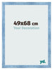 Photo Frame 49x68cm Clear Blue Swept MDF Pisa Front Size | Yourdecoration.co.uk