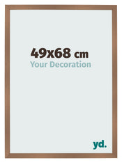 Photo Frame 49x68cm Copper Design MDF Bologna Front Size | Yourdecoration.co.uk