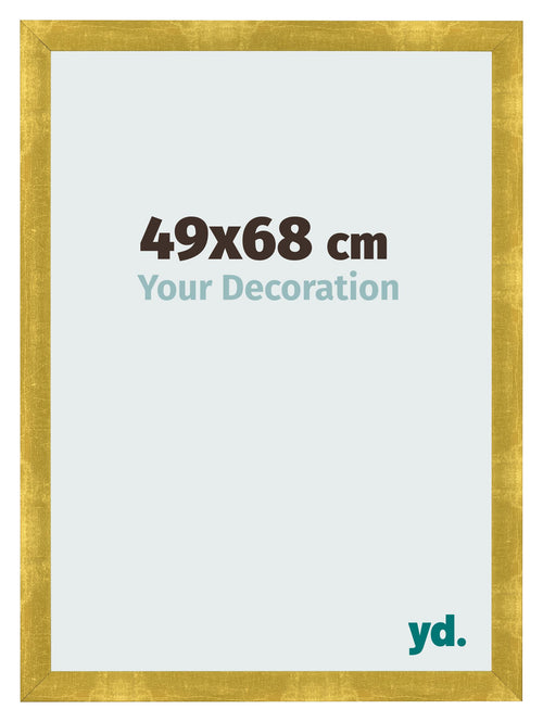Photo Frame 49x68cm Gold Vintage MDF Pisa Front Size | Yourdecoration.co.uk