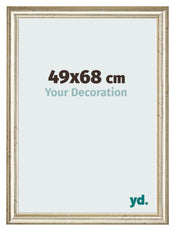 Photo Frame 49x68cm Metallic Gloss MDF Lazio Front Size | Yourdecoration.co.uk