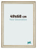 Photo Frame 49x68cm Metallic Gloss MDF Lazio Front Size | Yourdecoration.co.uk