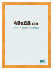 Photo Frame 49x68cm Orange MDF Pisa Front Size | Yourdecoration.co.uk
