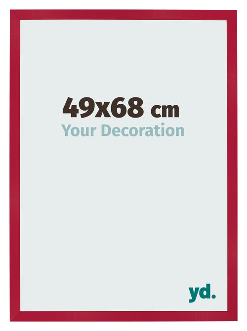 Photo Frame 49x68cm Red MDF Bologna Front Size | Yourdecoration.co.uk