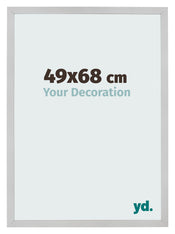Photo Frame 49x68cm Stainless Steel MDF Bologna Front Size | Yourdecoration.co.uk