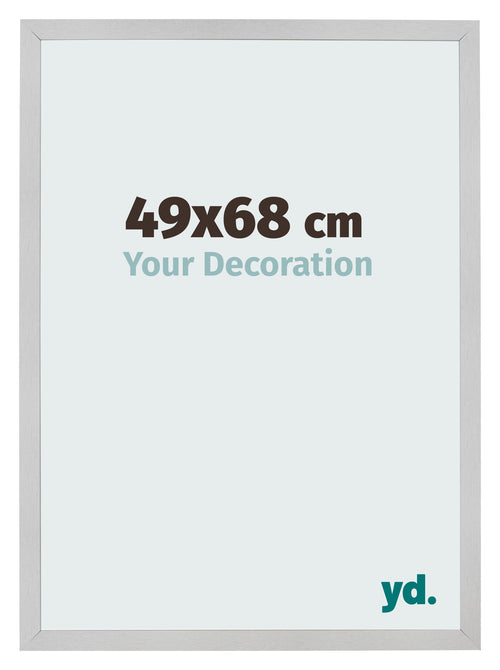 Photo Frame 49x68cm Stainless Steel MDF Bologna Front Size | Yourdecoration.co.uk