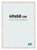 Photo Frame 49x68cm White Vintage MDF Bologna Front Size | Yourdecoration.co.uk