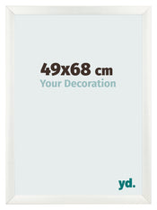Photo Frame 49x68cm White Vintage MDF Pisa Front Size | Yourdecoration.co.uk