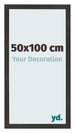 Photo Frame 50x100 cm Black Matte MDF Bologna Front Size | Yourdecoration.co.uk