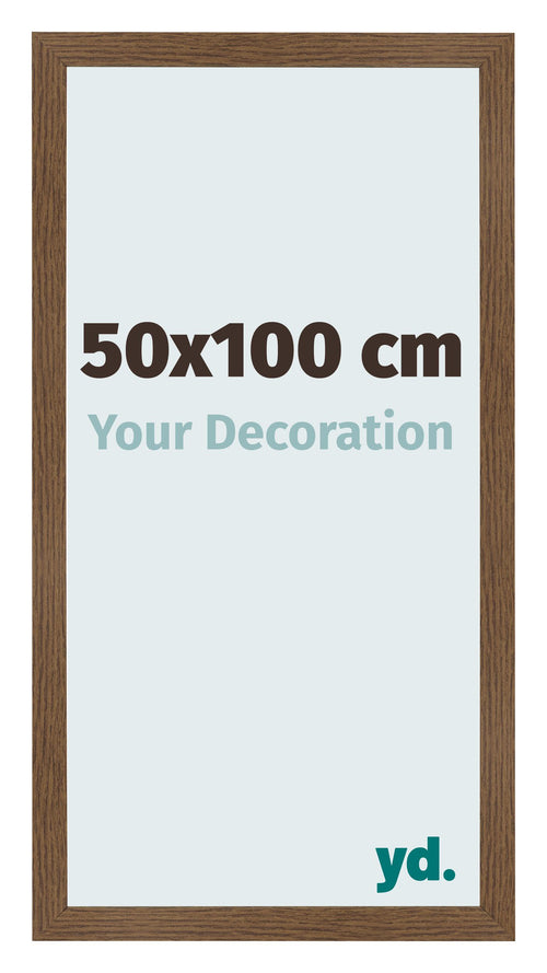 Photo Frame 50x100 cm Oak Rustic MDF Bologna Front Size | Yourdecoration.co.uk
