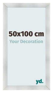 Photo Frame 50x100cm Aluminum Brushed MDF Pisa Front Size | Yourdecoration.co.uk