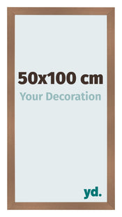 Photo Frame 50x100cm Copper Design MDF Bologna Front Size | Yourdecoration.co.uk