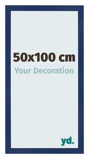 Photo Frame 50x100cm Dark Blue Swept MDF Bologna Front Size | Yourdecoration.co.uk