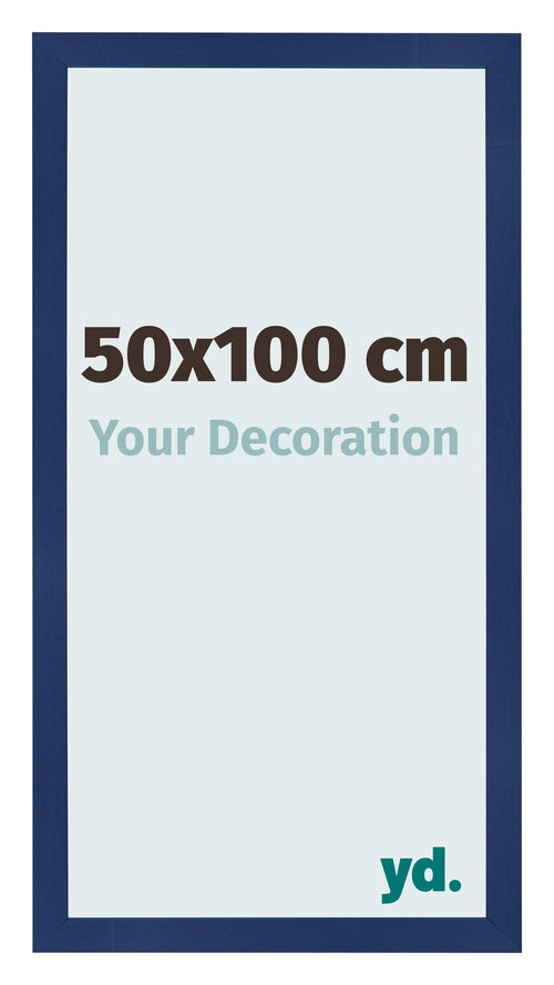 Photo Frame 50x100cm Dark Blue Swept MDF Bologna Front Size | Yourdecoration.co.uk