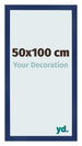 Photo Frame 50x100cm Dark Blue Swept MDF Bologna Front Size | Yourdecoration.co.uk
