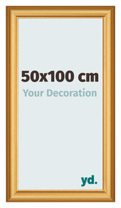 Photo Frame 50x100cm Gold Matte MDF Lazio Front Size | Yourdecoration.co.uk
