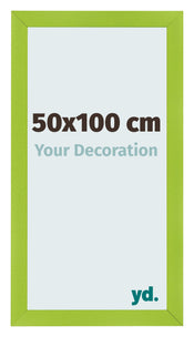 Photo Frame 50x100cm Green MDF Pisa Front Size | Yourdecoration.co.uk