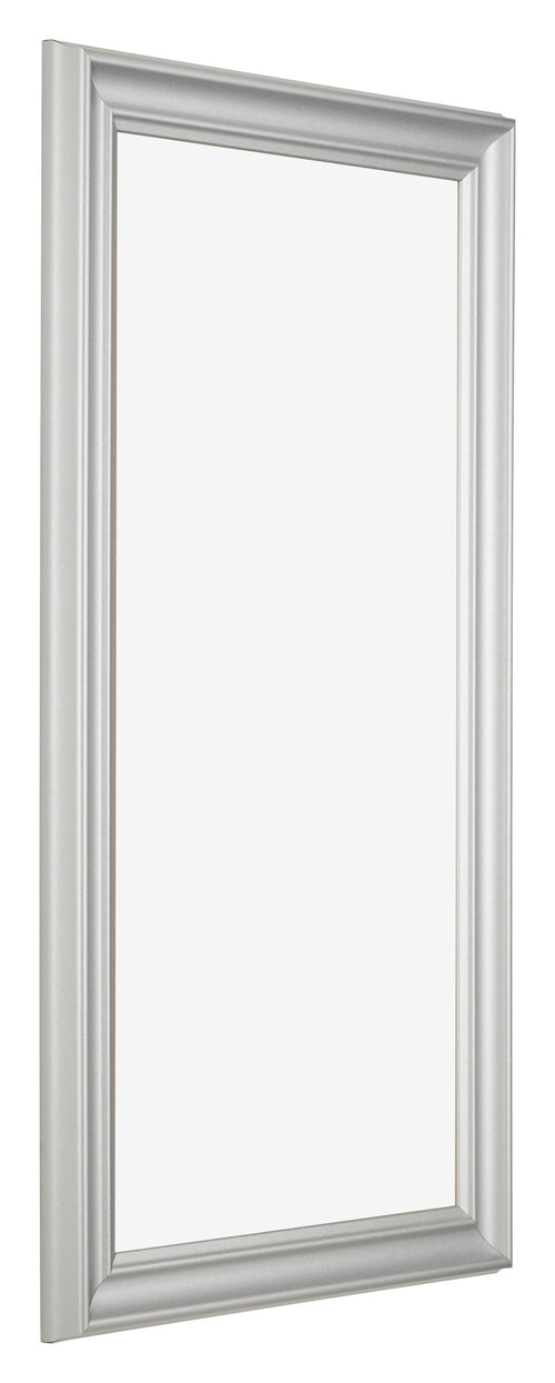 Photo Frame 50x100cm Silver Matte MDF Lazio Front Oblique | Yourdecoration.co.uk