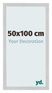 Photo Frame 50x100cm Stainless Steel MDF Bologna Front Size | Yourdecoration.co.uk