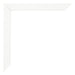 Photo Frame 50x100cm White High Gloss MDF Bologna Detail Corner | Yourdecoration.co.uk