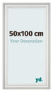 Photo Frame 50x100cm White Swept MDF Lazio Front Size | Yourdecoration.co.uk