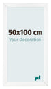 Photo Frame 50x100cm White Vintage MDF Pisa Front Size | Yourdecoration.co.uk