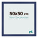 Photo Frame 50x50cm Dark Blue Swept MDF Bologna Front Size | Yourdecoration.co.uk