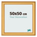 Photo Frame 50x50cm Gold Matte MDF Lazio Front Size | Yourdecoration.co.uk