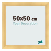 Photo Frame 50x50cm Gold Vintage MDF Pisa Front Size | Yourdecoration.co.uk
