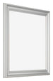 Photo Frame 50x50cm Silver Matte MDF Lazio Front Oblique | Yourdecoration.co.uk