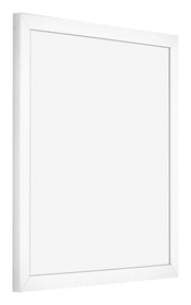 Photo Frame 50x50cm White Matte MDF Bologna Front Oblique | Yourdecoration.co.uk