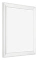 Photo Frame 50x50cm White Vintage MDF Pisa Front Oblique | Yourdecoration.co.uk