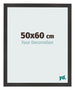 Photo Frame 50x60 cm Black Matte MDF Bologna Front Size | Yourdecoration.co.uk