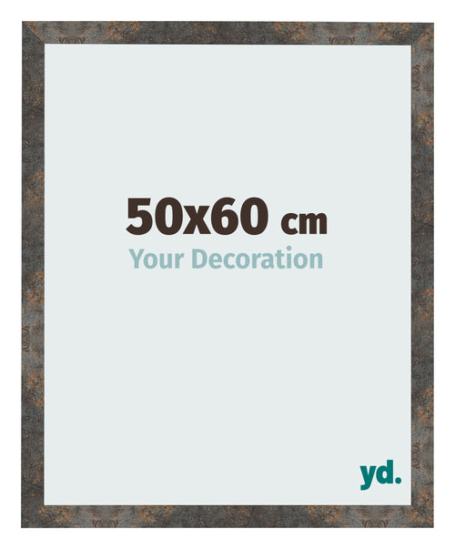 Photo Frame 50x60 cm Oxidized Metal MDF Bologna Front Size | Yourdecoration.co.uk