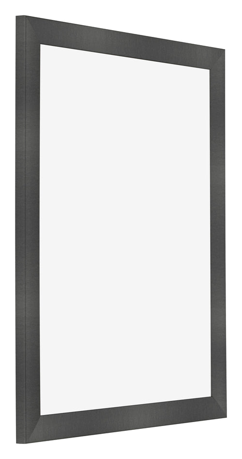 Photo Frame 50x60cm Black Silver Polished MDF Pisa Front Oblique | Yourdecoration.co.uk